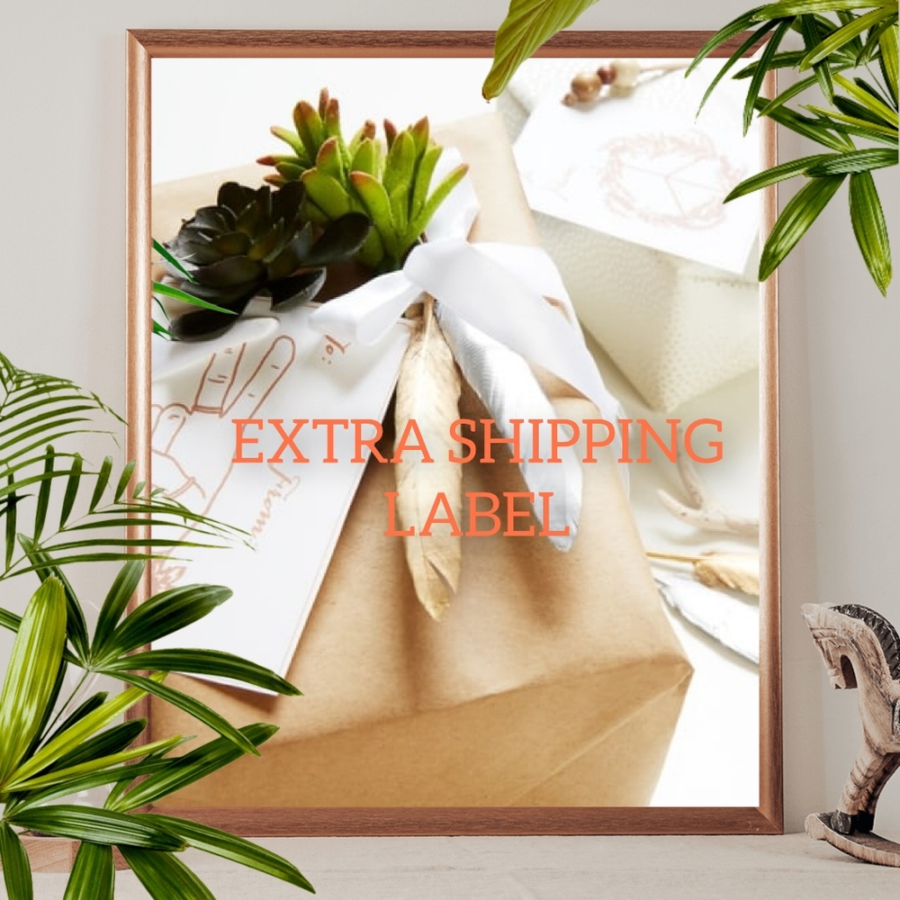 EXTRA SHIPPING LABEL